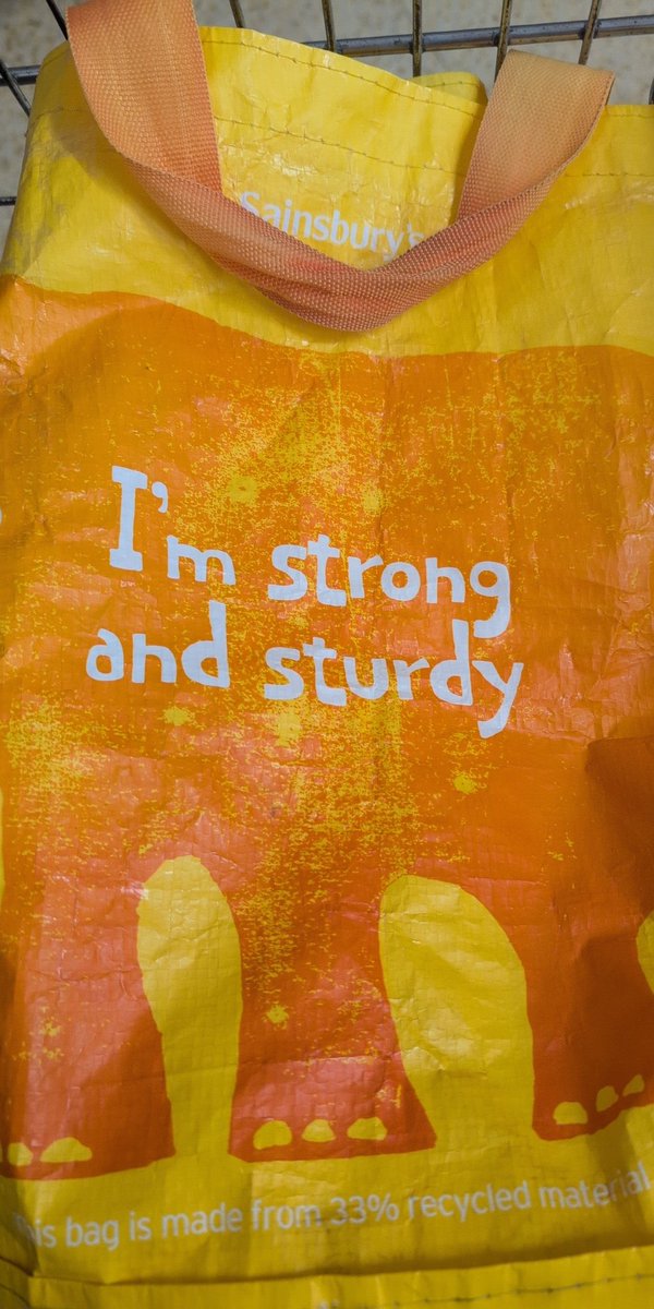 jonstuttard123's tweet photo. @sainsburys One of my £1 Bags for Life has a broken handle, but in-store staff said only the 10p bags are replaced. Your website says Bags for Life are replaced free when worn down. Can you clarify which policy is correct? Thanks!
Been told no by Warrington customer service desk. https://t.co/0XYBnbc7TK