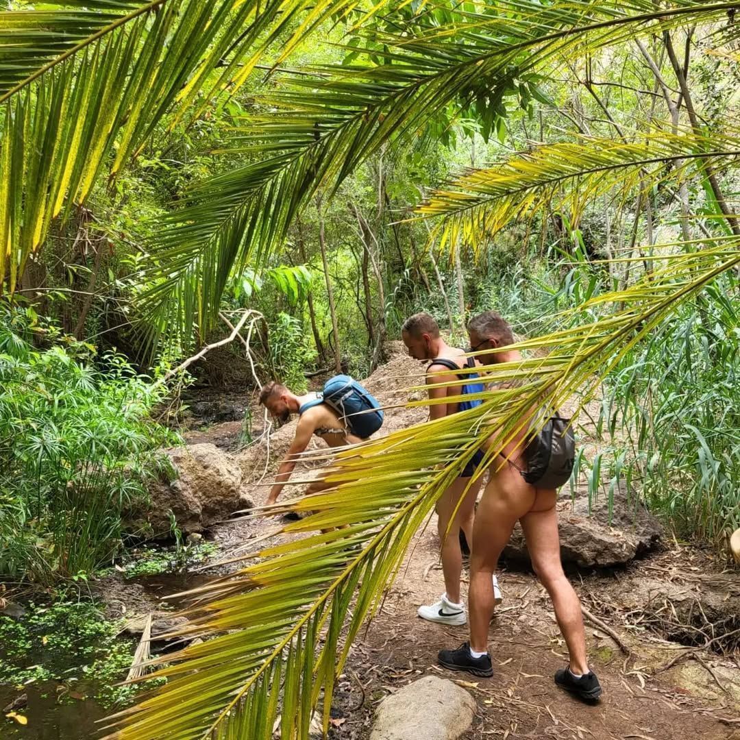 Enjoy Naked Hiking adventures every Monday and Saturday this summer! 😈 ❗ 

🍑 Ditch the clothes. Keep the boots.
Join Naked Hiking by Away Leisure and let nature see you in your rawest form. 🌿

#NakedHiking #GranCanaria #GayHiking