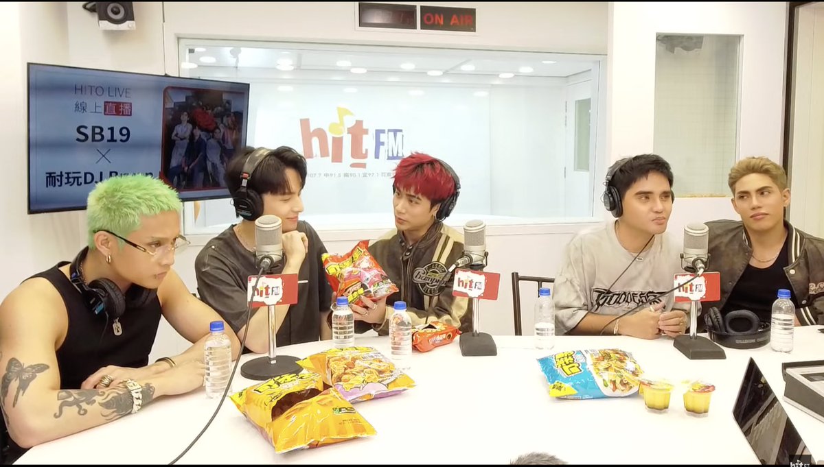 Josh - Tin
Pab - Stell
Ken - tolala

#SB19 <a href="/SB19Official/">SB19 Official</a>
#SB19atHitFMTaiwan