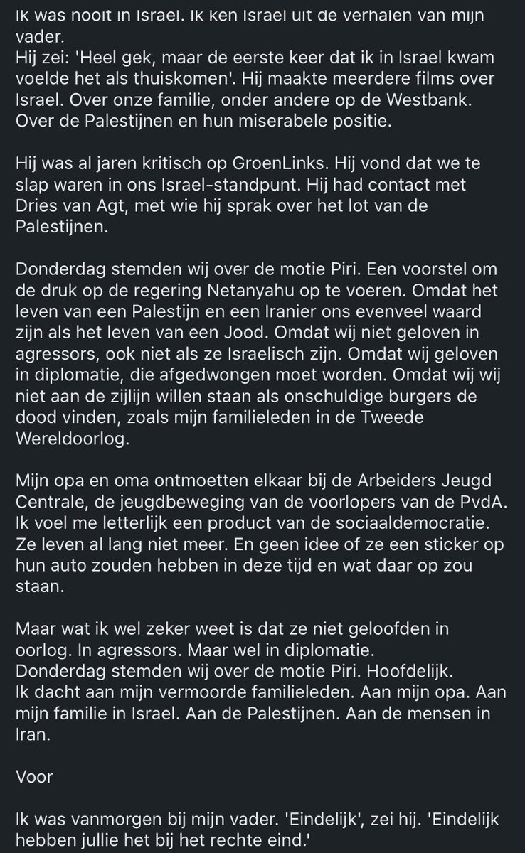 Heel veel rechtse mensen hier moeten even naar de wijze woorden van <a href="/LauraBromet/">Laura Bromet 🍀🕊</a> en haar verhaal luisteren.