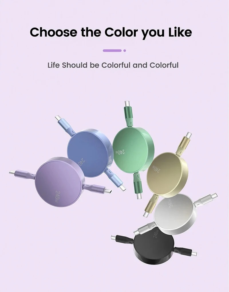 AuraOpul's tweet image. 🚀 The Ultimate Retractable USB-C Cable – 240W Fast Charging! Designed for iPhone 15, Samsung, Huawei, Xiaomi, MacBook, and more!

🛒 Get yours today: auraopul.com/retractable-us…

#FastCharging #RetractableCable #iPhone15 #MacBook #Samsung #Huawei #Xiaomi #TechEssentials