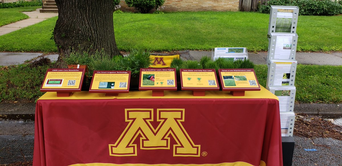 UMNTurf's tweet image. We'll be at two events this week educating homeowners about lawn care & water conservation!
@coonrapidsgov Summer in the City on June 24, 2025, 6:30-8:00 p.m. coonrapidsmn.gov/1310/Summer-in…
St. Francis Farmers Market on June 25, 2025, 3:00-7:00 p.m. stfrancismn.gov/commdev/page/f…