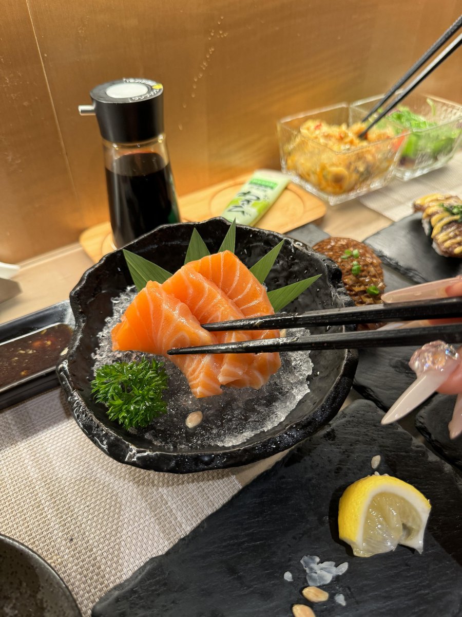 Salmon Japanese cuisine, my favorite