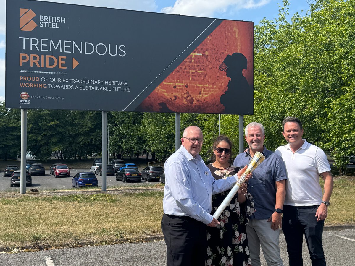 Last week, we welcomed Mike McCarthy and Ben Wilson from the Baton of Hope to our Scunthorpe site to discuss the importance of suicide prevention as we continued preparation for the 2025 tour arriving in North Lincolnshire on 15th September.
 
britishsteel.co.uk/news/british-s…