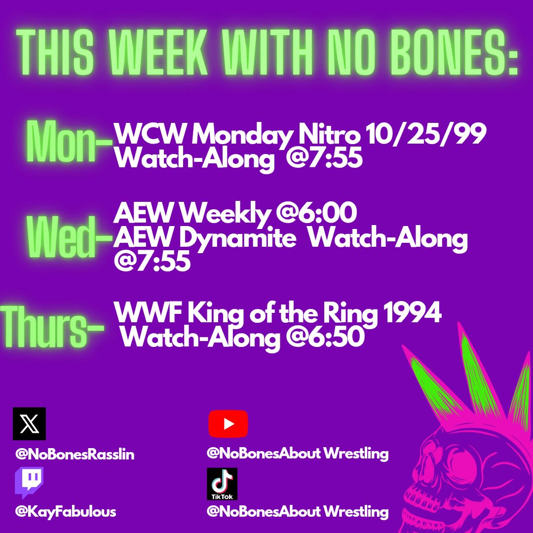 NoBonesRasslin's tweet photo. #AEW #WCW #VinceRusso #MondayNitro #AEWDynamite #KOTR #AEWWeekly
No Bones Family: #Asa 🗽, @KayFabulous80 👗, @WolferusYT 🐺, @Switch0116 🎤, & @DMachoNachoo 🥤 https://t.co/c7cJSsXHJ9