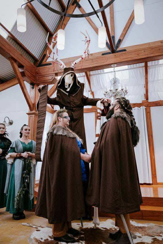 AmaraeDeath's tweet image. || I was given permission to share these sneaking pics of the Viking themed wedding I was part of. Had a blast!