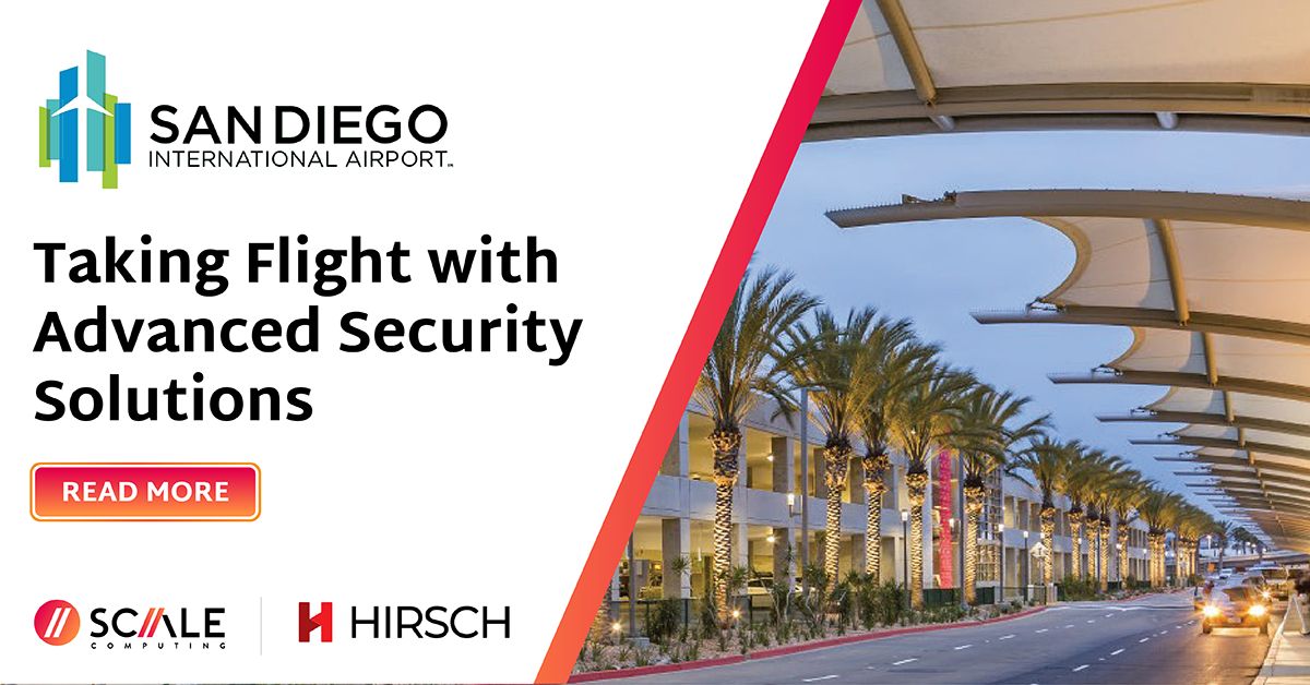 When San Diego International Airport needed to ensure seamless ops + top-notch security with a new video management system (VMS) &amp; #hyperconverged infrastructure implementation it turned to Hirsch Velocity Vision #HCI powered by Scale Computing. Learn how: scalecomputing.com/documents/Data…