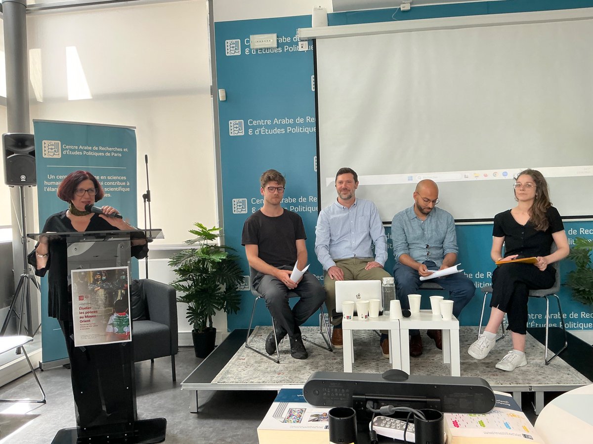 🔴 REPRISE DU DIRECT｜ « Étudier les polices au Moyen-Orient » // “Studying the Police in the Middle-East” 🤝 Avec <a href="/ifporient/">ifpo</a>

14:15 : Panel 3, Polices #coloniales / Colonial Policing
15:30 : Panel 4, Polices #arabes / Arab Policing

🇫🇷 Rejoignez-nous sur Zoom :