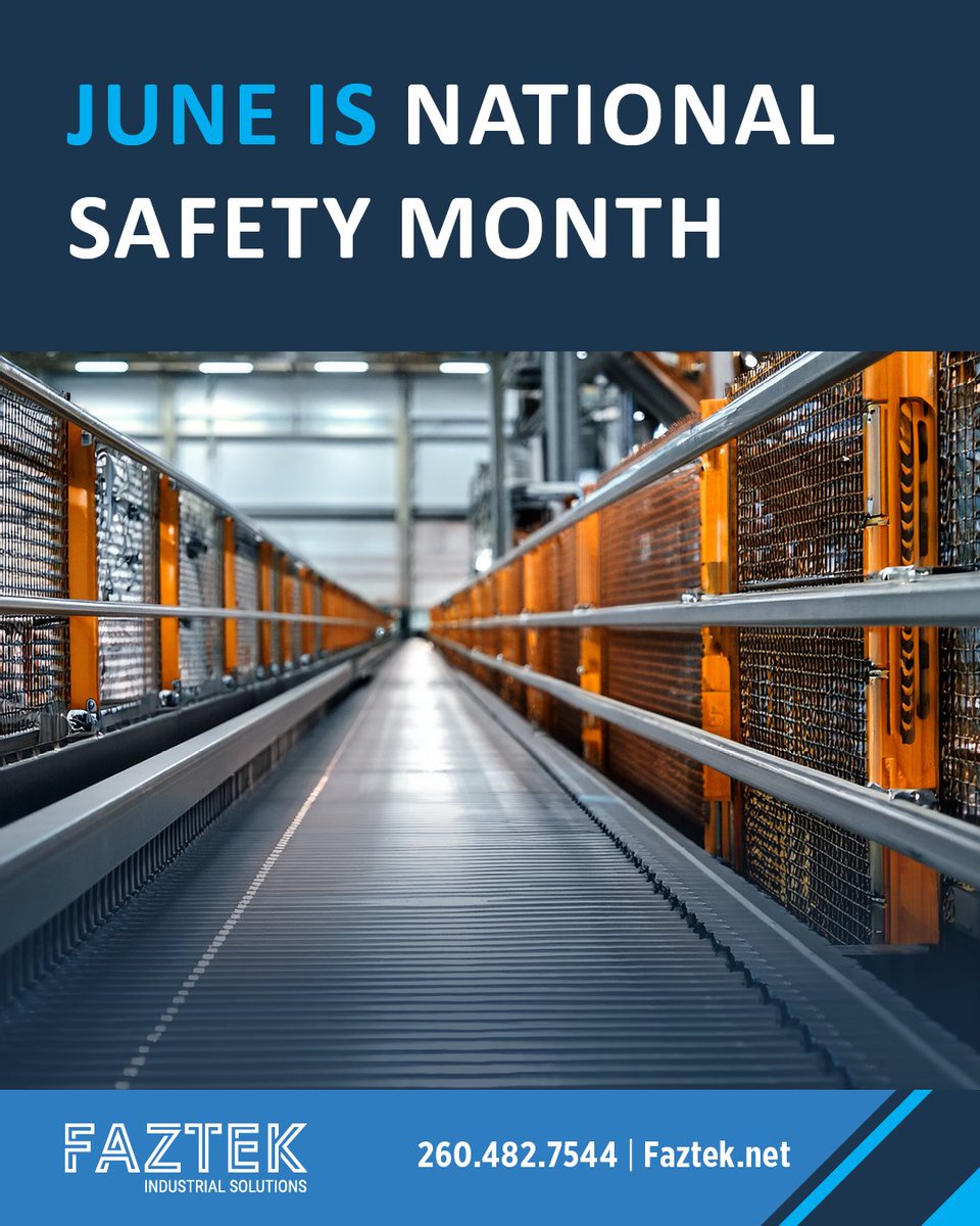 FaztekLLC's tweet photo. June is #NationalSafetyMonth! We're excited to introduce our pre-assembled guarding kits for quick &amp; reliable workplace safety.

Why choose Faztek?
✅ Easy to assemble
✅ Durable &amp; reliable
✅ Perfect for safety perimeters

Let’s keep safety top of mind! https://t.co/KdAgfr14Xi https://t.co/obhQGgDO2H