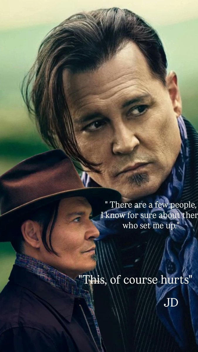 #JohnnyDepp  your humble heart and pure soul make you vulnerable. 
🥹