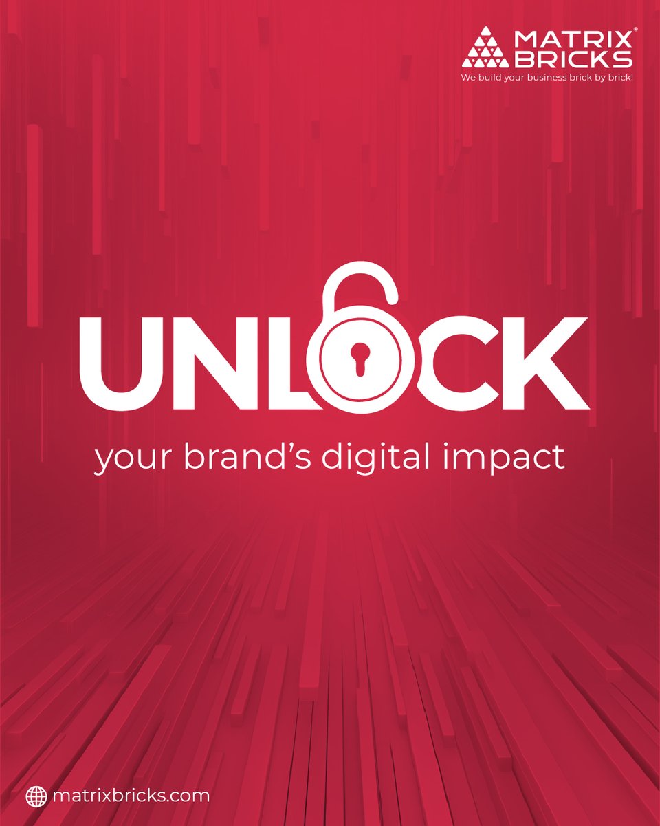 MatrixBricks's tweet photo. Wondering why your digital impact feels flat? Chances are, you're staying locked in outdated methods. We bring the tools, mindset, and momentum to shift that trajectory. Reach out to us, and let’s create something that finally feels right and gets results.
.
.
#MatrixBricks https://t.co/fqwzEmM9MO