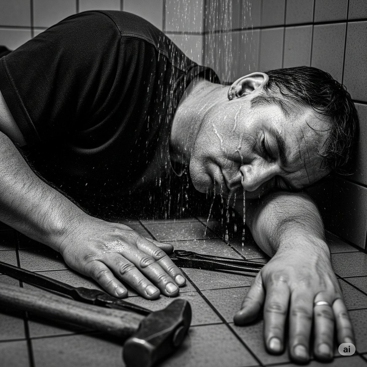 Vanhugsað hjá mér að tilkynna starfsfólkinu í Kraumu að það væri "dead iron smith in the shower".