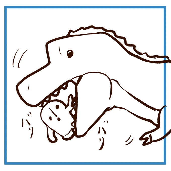 🦖「やすらぐなよ」 
