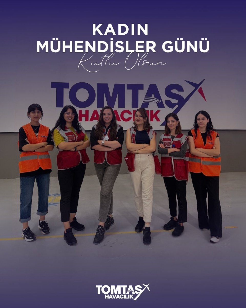 Üreten, geliştiren ve başarı hikayeleriyle savunma sanayimize güç katan başta TOMTAŞ Havacılık çalışanlarımız olmak üzere tüm kadın mühendislerimizin #DünyaKadınMühendislerGünü kutlu olsun! 👷‍♀️✈️🇹🇷 

#TOMTAŞHavacılık