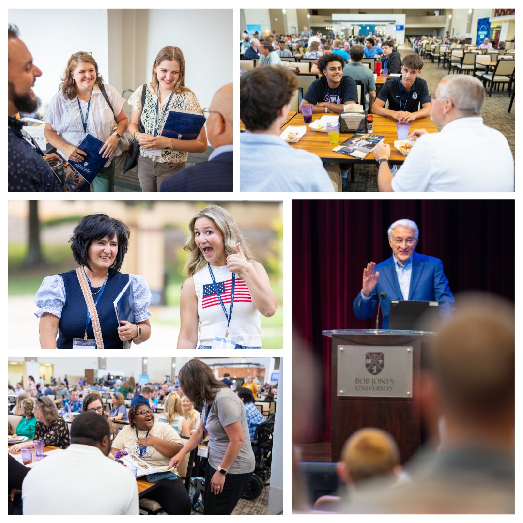 BJU_PR's tweet image. We enjoyed meeting the #ClassOf2029 last week! 
#SummerOrientation #NewStudents #bjuedu