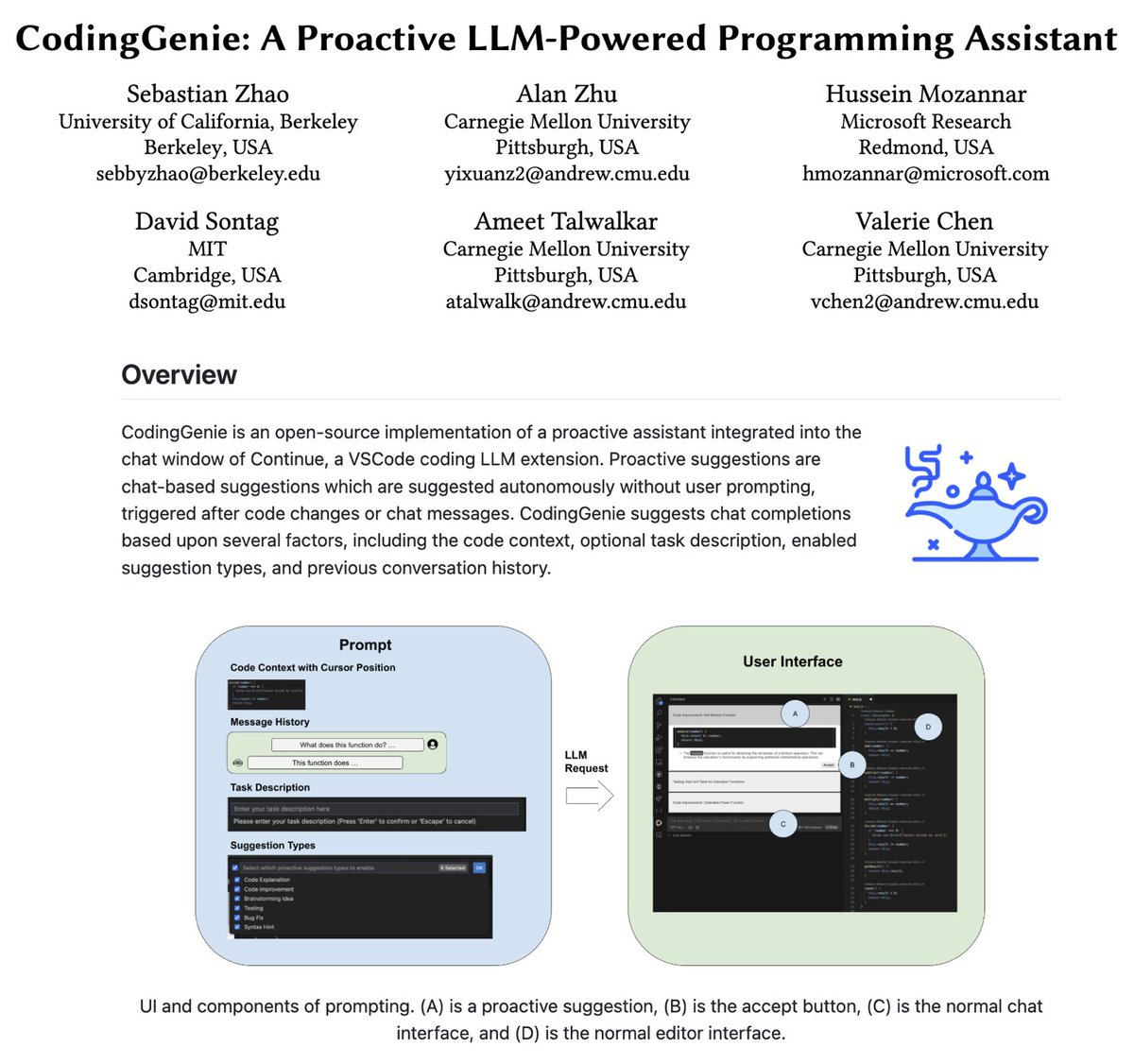 You can try out proactive coding assistants built on <a href="/continuedev/">Continue</a> here: github.com/sebzhao/Coding…

We're excited for people to use this tool for real-world studies of proactivity in developer workflows.

Full demo paper: arxiv.org/abs/2503.14724