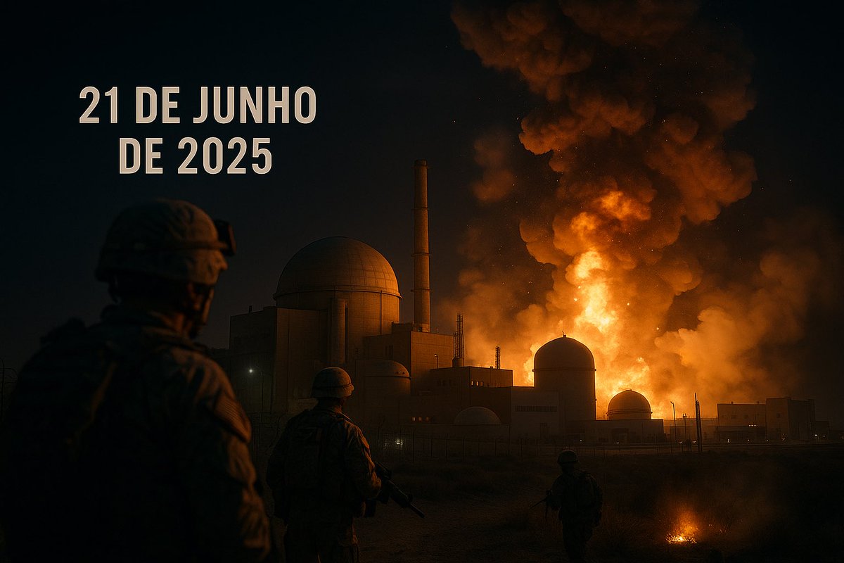 coronelfalconi's tweet photo. Um Novo Capítulo no Tabuleiro Global e o Colapso da Democracia

Por Carlos Eduardo Falconi 
Coronel PM Veterano

Segue o 🧵 

1. Momento histórico

Na madrugada de 21/06/2025, o mundo testemunhou um ataque militar liderado por forças americanas, que atingiu instalações nucleares iranianas em Fordow, Natanz e Isfahan, marcando uma escalada abrupta no cenário geopolítico do Oriente Médio.

Apesar da instável relação entre os Estados Unidos e o Irã, e da oportunidade dada ao teocrata Ali Khamenei por Donald Trump para resolver diplomaticamente a questão nuclear, diferentemente de ofensivas anteriores, desta vez não houve consultas públicas, tampouco sessões emergenciais no Conselho de Segurança da ONU.

O presidente Donald Trump assumiu a linha de frente da resposta militar, após inteligentemente adotar posições dúbias diante da imprensa mundial. Com uma postura direta e sem concessões diplomáticas, evitou, por razões militares e estratégicas, agendar o ataque ou submetê-lo à aprovação do Congresso americano.

Mesmo assim, surgiram boatos e narrativas alegando que a Rússia teria avisado o Irã sobre o ataque, permitindo que os iranianos evacuassem locais com grande quantidade de urânio enriquecido. Essa narrativa foi promovida pelo governo iraniano para sustentar a ideia de que o ataque americano teria sido um fracasso.