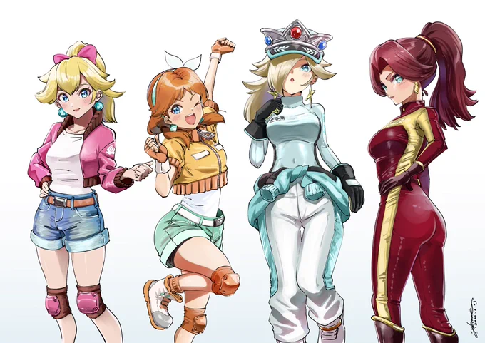 マリオカートワールドの女たち可愛すぎる #マリオカートワールド #MarioKartWorld