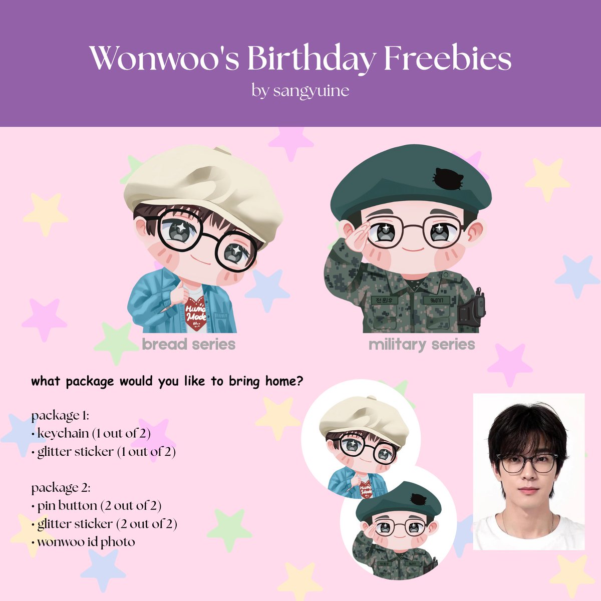 𖹭˙ᵕ˙𖹭 𝒘𝒐𝒏𝒘𝒐𝒐'𝒔 𝒃𝒊𝒓𝒕𝒉𝒅𝒂𝒚 𝒐𝒏𝒍𝒊𝒏𝒆 𝒇𝒓𝒆𝒆𝒃𝒊𝒆𝒔 𖹭˙ᵕ˙𖹭

📅: 7.7 - 7:17 pm

ʚɞ rt &amp; like this tweet 
ʚɞ set 7k claim on 🍊 (no refund)
ʚɞ strictly for wwrideul and carat only 

kindly read the details by click the reply down below 🫶🏻