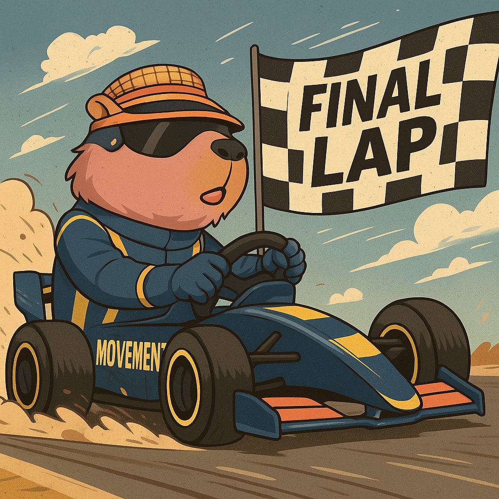 ChukwuLawrencem's tweet image. Final lap. Engine roaring. Capy locked in. 🏁🦫
We’re racing toward the end of the #CapyMemeContest — and I’m not lifting my foot off the gas.

One last meme before the checkered flag drops 🏎️
@Capygoio #CapyGo #MovementChain #GameFi #Web3Memes