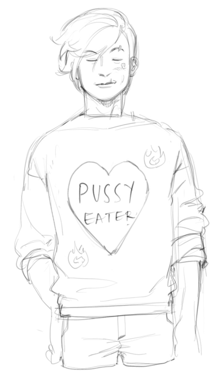 raidenning's tweet image. Vi in a cringe shirt while i try to get out of artblock