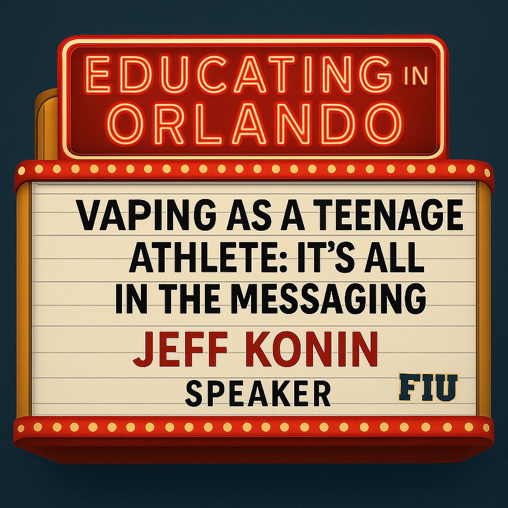 FIU_AT's tweet image. Vaping! What is your solution with your athletes? Time to learn novel approaches! 🐾 ⬆️