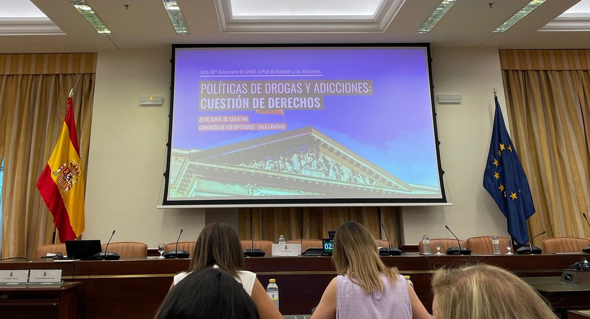 aclad_ong's tweet photo. ✔️Presentes en la celebración del 40º aniversario de @UNADenred en el @Congreso_Es con el acto 'Políticas de drogas y adicciones: cuestión de derechos'.
¡Cuatro décadas trabajando por las personas!👏
#ACLAD
#RedUNAD
#adicciones
#drogas https://t.co/0aEHC2BToS