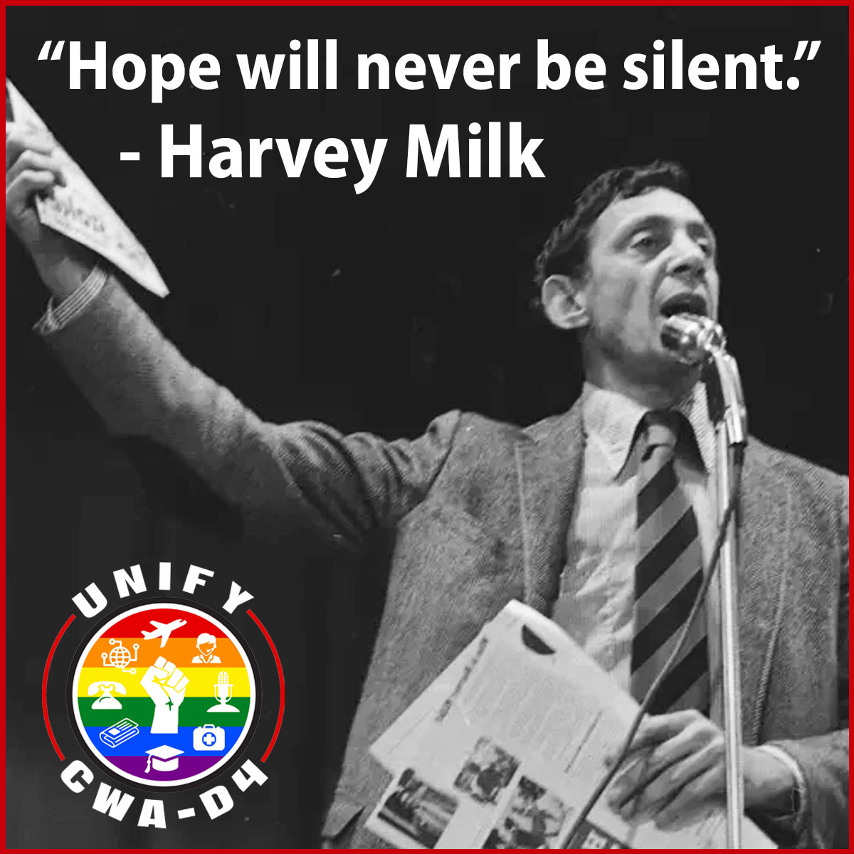 D4CWA's tweet image. Remember what Christopher Reeve said: "Once you choose hope, anything is possible." #CWAStrong