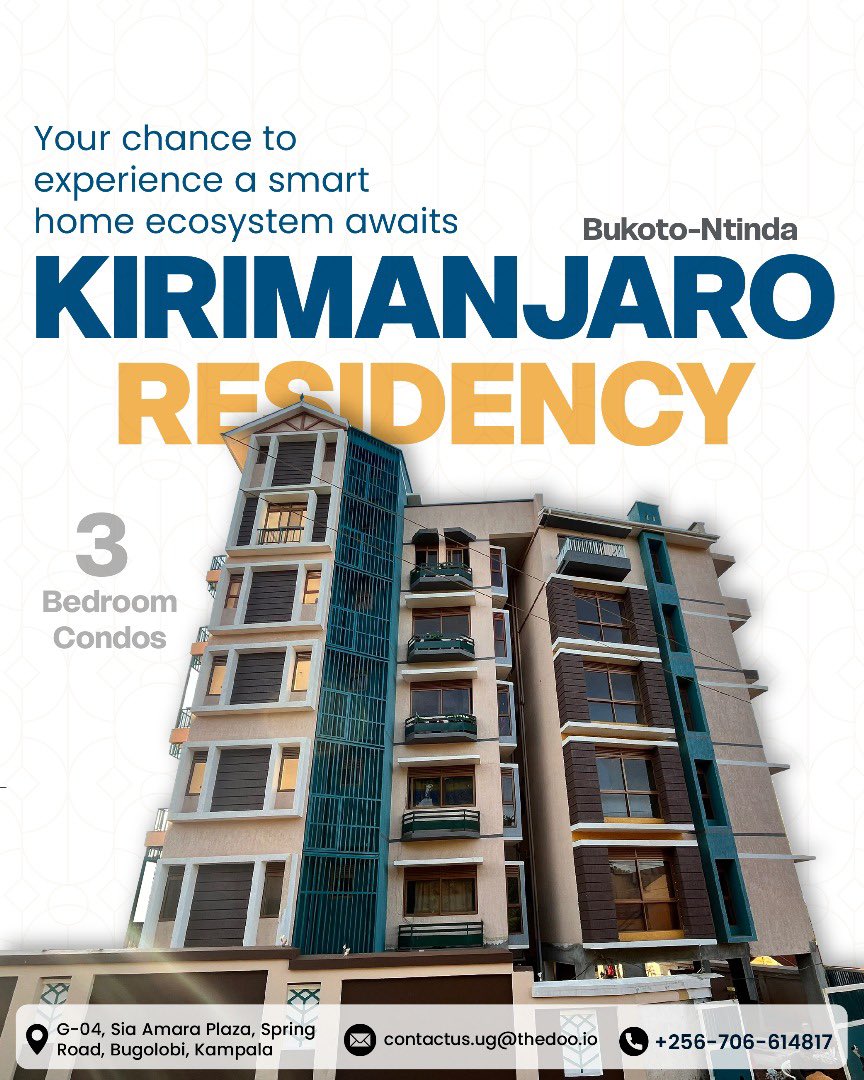 doosmarthomes's tweet photo. Here’s your chance to experience a smart home ecosystem.
To view the sample house call +256 706 614817
#smarthomes https://t.co/h2mJdUeLPc