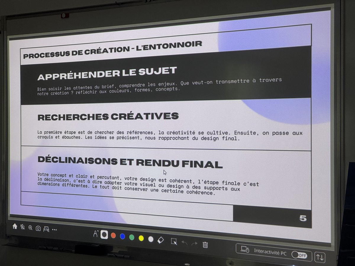 citescoZola28's tweet photo. 🎨 Alice Chary, ancienne élève du Lycée Émile Zola, est venue présenter son parcours en DNMADE Design Graphique à nos Terminales Arts Plastiques.

Un témoignage précieux sur les études, la méthodo et la vie étudiante ! 🙌
#DNMADE #DesignGraphique #Orientation #LycéeÉmileZola https://t.co/pbbkfFzHKl