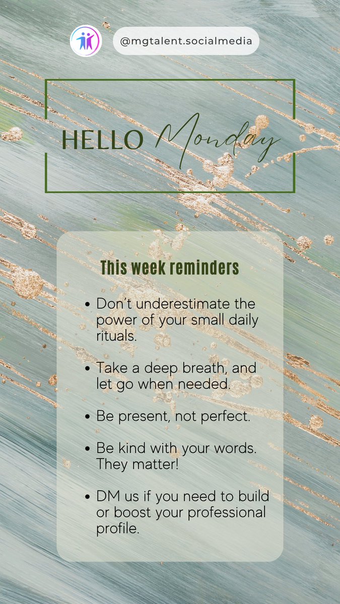 Marci_CGT's tweet photo. #MondayMood #MondayMorning #mondaymotivations #mondayvibe #NewWeek #NewWeekNewGoals  Follow our IG to build or boost your professional profile!  https://t.co/ExtFhAtVyI https://t.co/KavPRxypuY
