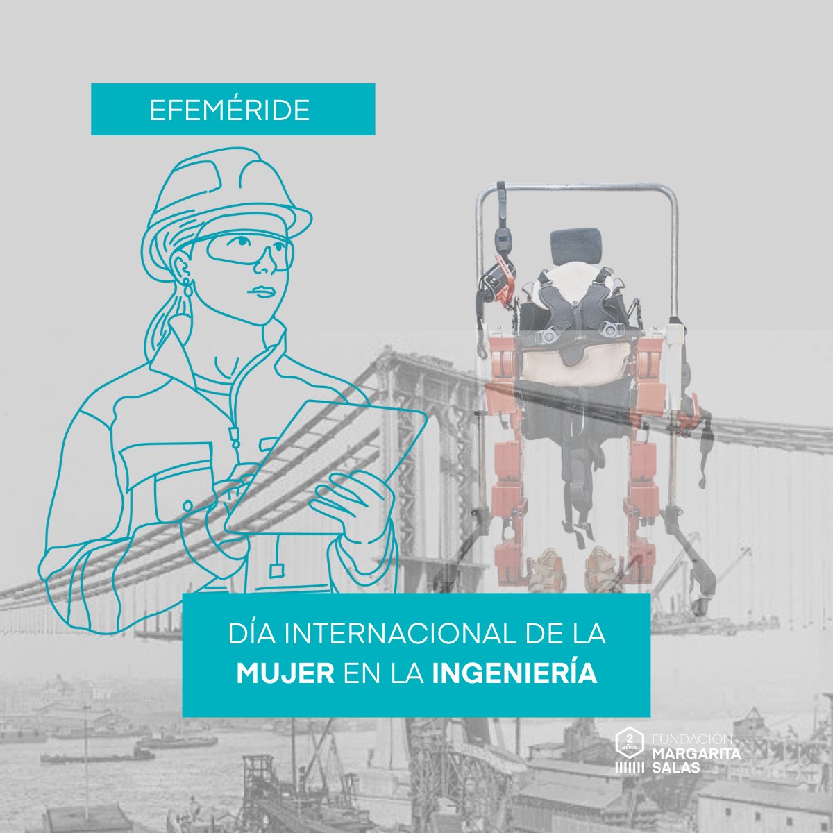 Hoy es el #DiaInternacionalDeLaMujerEnLaIngenieria  

Solo una de cada cuatro personas que estudian ingeniería en España es mujer. Un dato que habla por sí solo de la desigualdad persistente en un sector clave para construir el futuro.