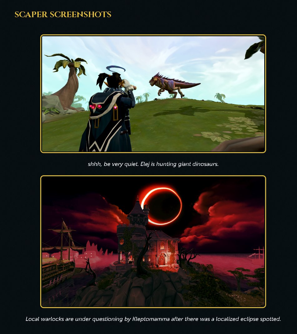 Congratz to <a href="/RsElej/">Elej 🇹🇳🇸🇪</a> and <a href="/kleptomamma/">Kleptomamma</a> for getting featured on TWIR this week 🥳

#Runescape #RunescapeScreenies