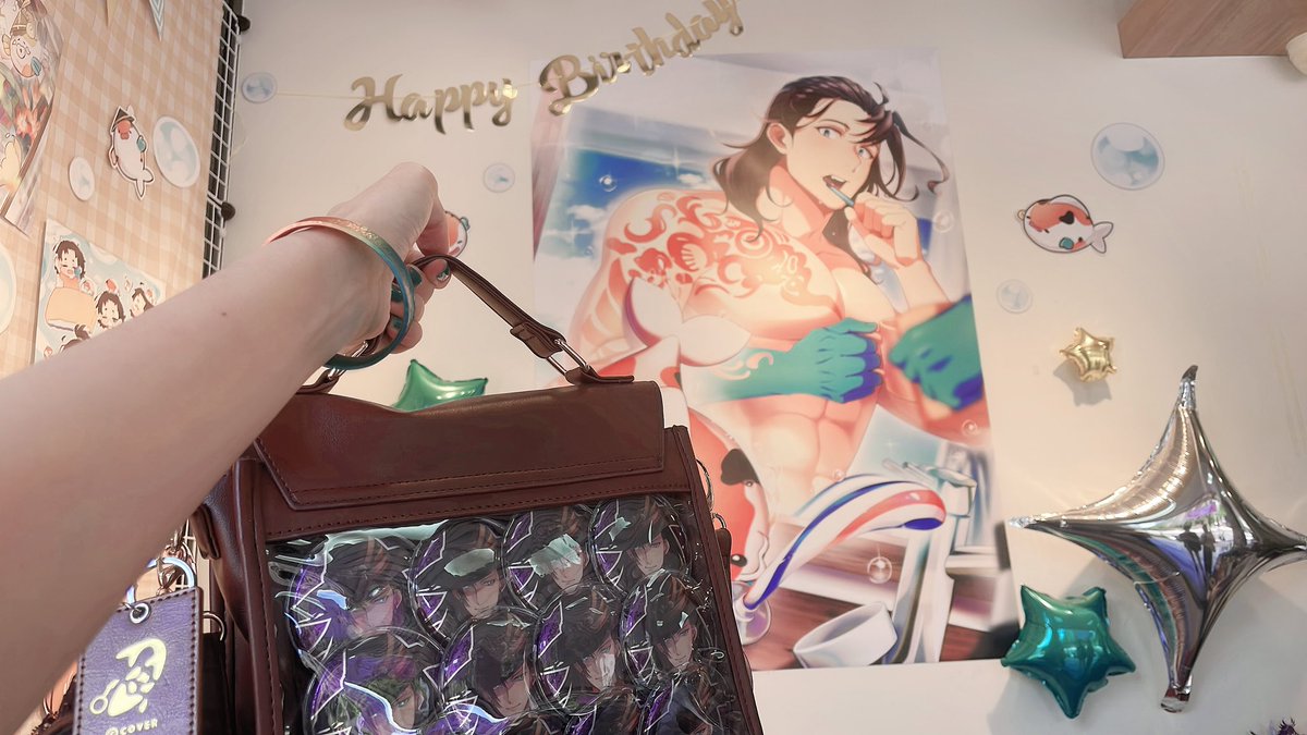 去了Shinri生日應援活動🏹🎏
佈置超級精緻！感謝主辦們的用心🥺❤️
#KoiHayou2025