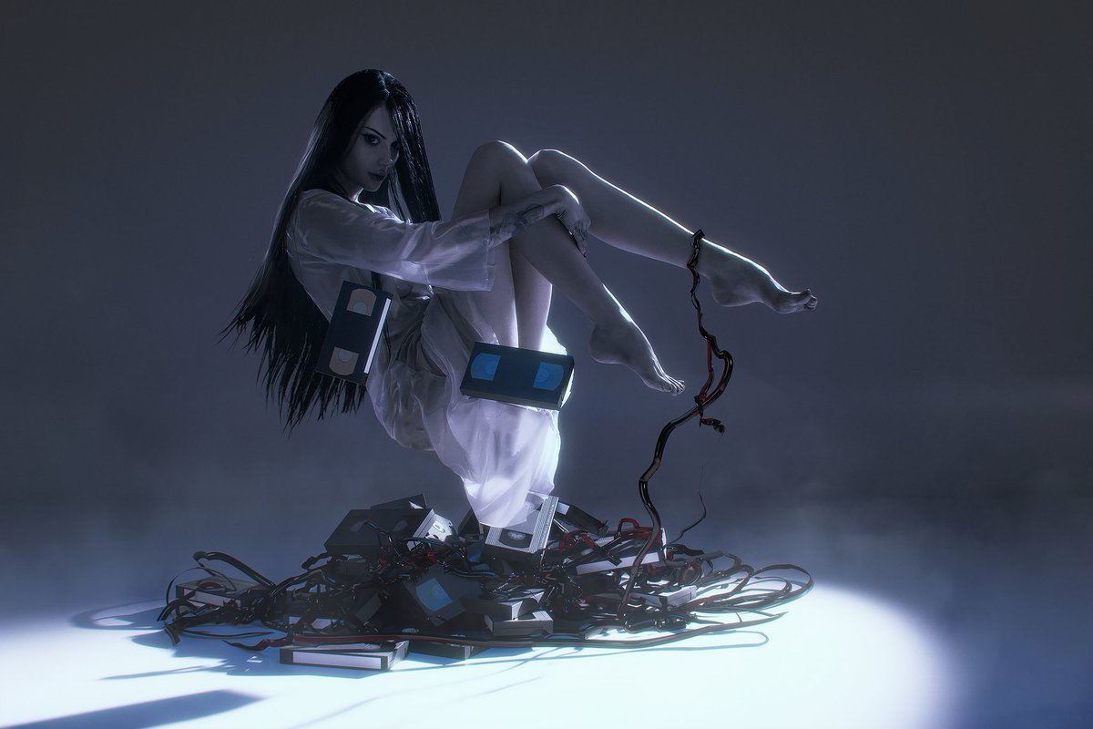 🫣Don't watch the tape 🫣
 Based on The Ring Bishoujo Statue
#cosplay