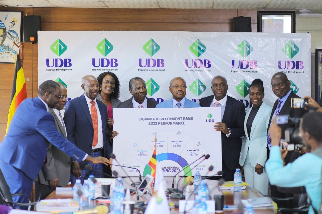 The Uganda Development Bank (UDB) has maintained a growth trajectory in profit after tax, recording a 16% increase to sh57.8b last year, compared to sh49.8b in 2023.

Source: NEW VISION