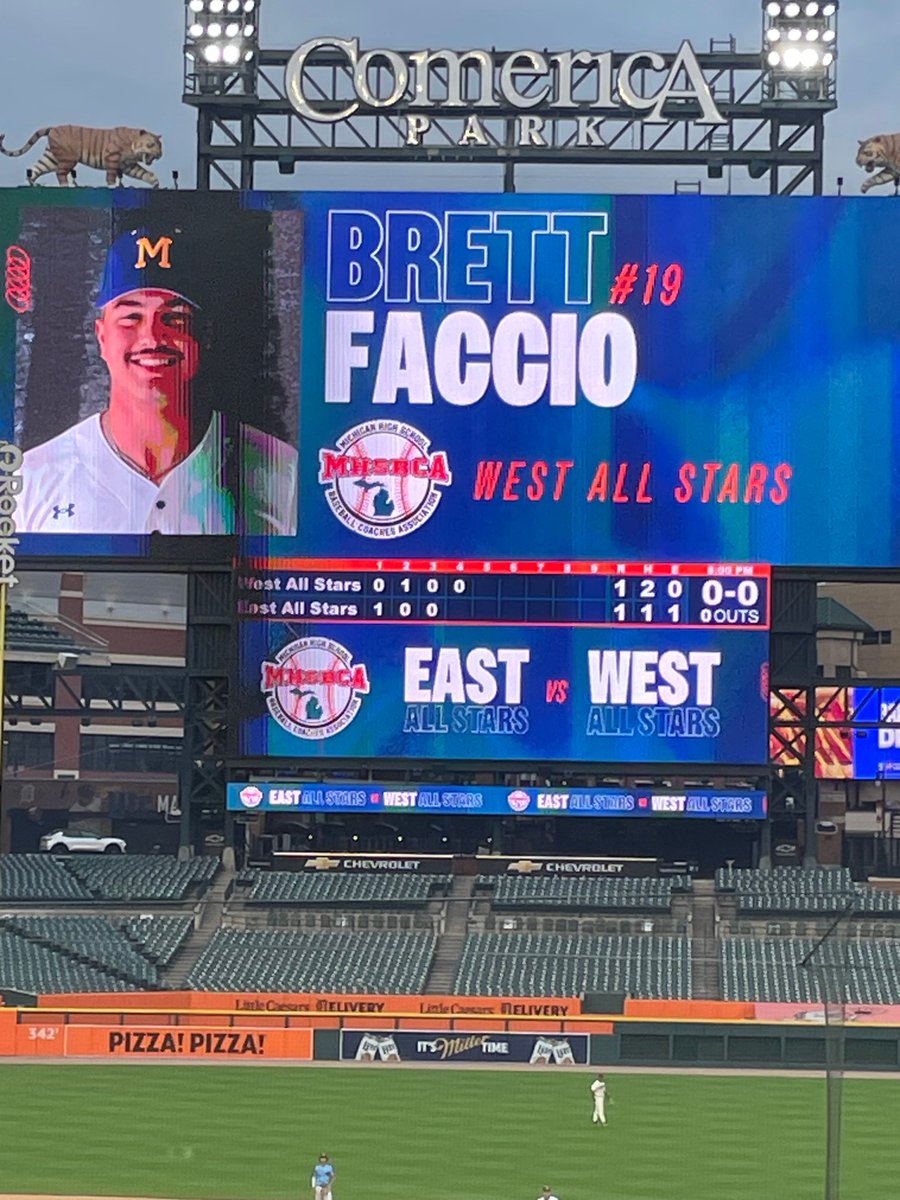 Midland Public Schools (@midlandps) on Twitter photo Midland High '25 grad & @yalebaseball commit <a href="/BrettFaccio/">Brett Faccio</a> joined other top graduating high school baseball players for the MHSBCA All-Star Game @ Comerica Park, a showcase for the best players in our state.
Congratulations, Brett! We are so excited to watch your future unfold! Midland High '25 grad & @yalebaseball commit <a href="/BrettFaccio/">Brett Faccio</a> joined other top graduating high school baseball players for the MHSBCA All-Star Game @ Comerica Park, a showcase for the best players in our state.
Congratulations, Brett! We are so excited to watch your future unfold!