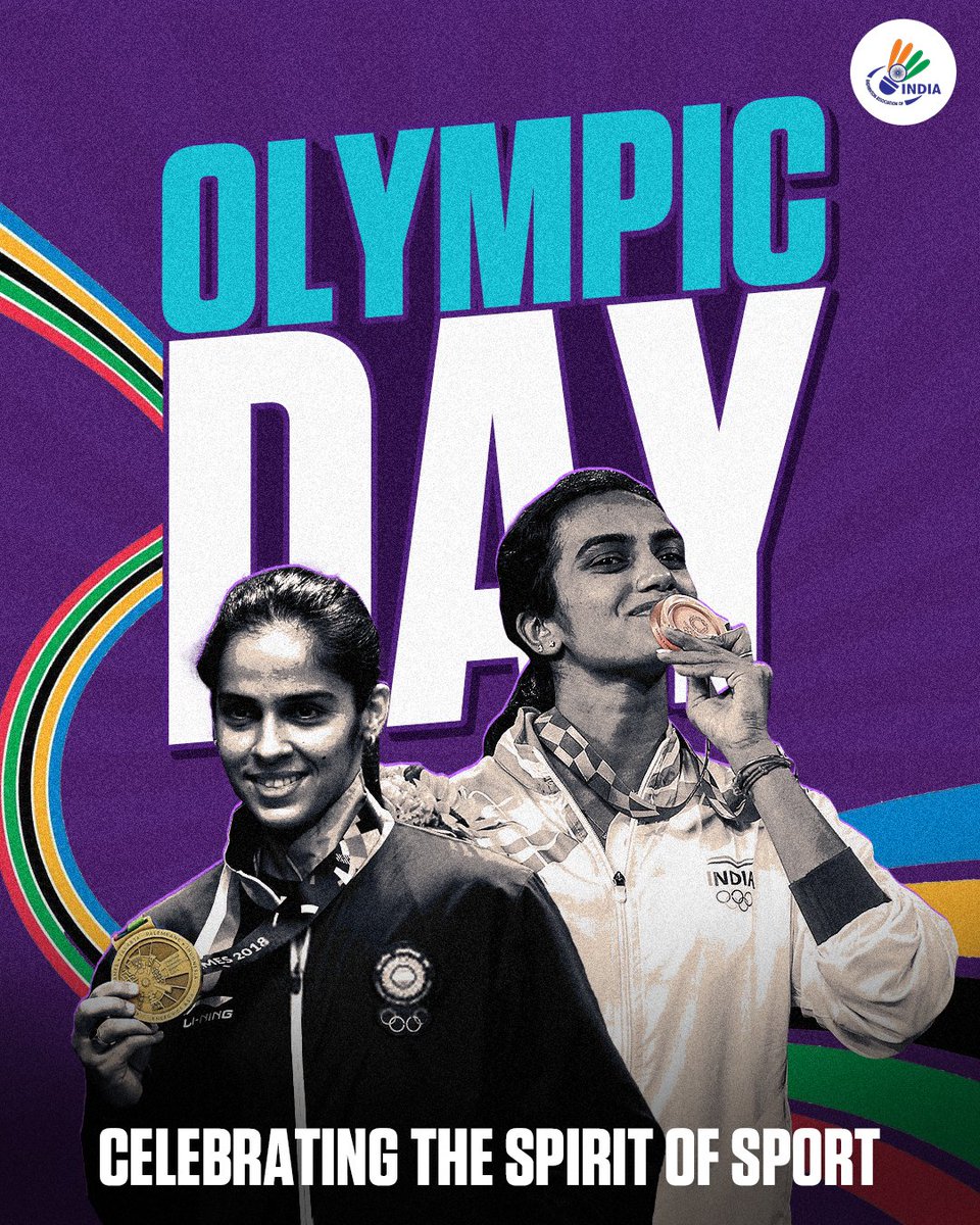 BAI_Media's tweet image. 🏸 Sharp feet. Sharper dreams.

This Olympic Day, we don’t just chase shuttles, we chase greatness.

Let’s Move and let every rally tell our story. 🇮🇳

#OlympicDay #LetsMove #Badminton #IndianSports
