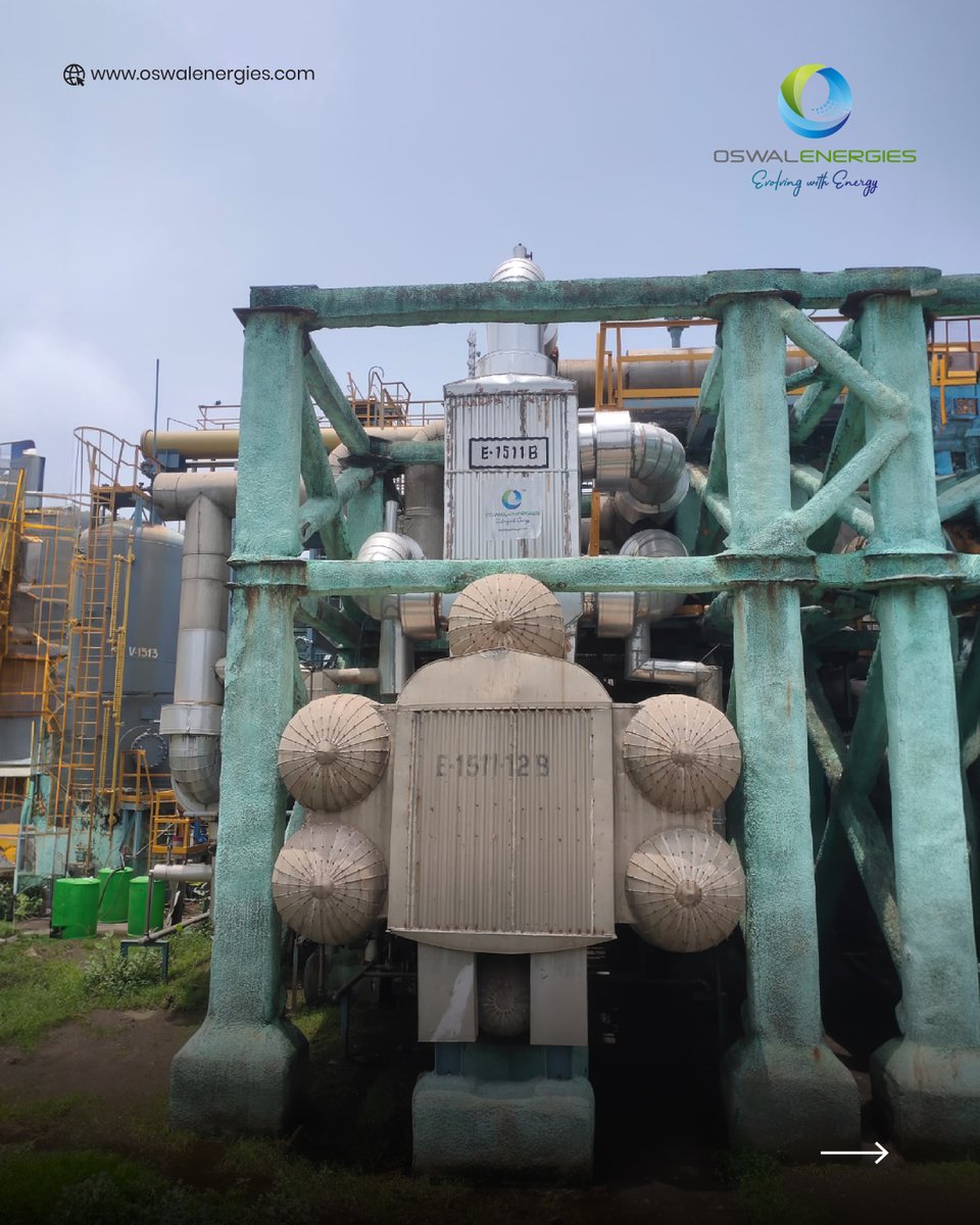 oswalenergies's tweet image. Milestone Achieved at ONGC Uran Plant!

Oswal Energies Ltd. successfully completed the replacement of Exchanger E-1511B &amp;amp; Cold Boxes (LPG-I &amp;amp; II) with PGTR—on time &amp;amp; as per ALPEMA/ASME standards.

A proud moment for Team Oswal!

#OswalEnergies #ONGCProject #BrownfieldProjects