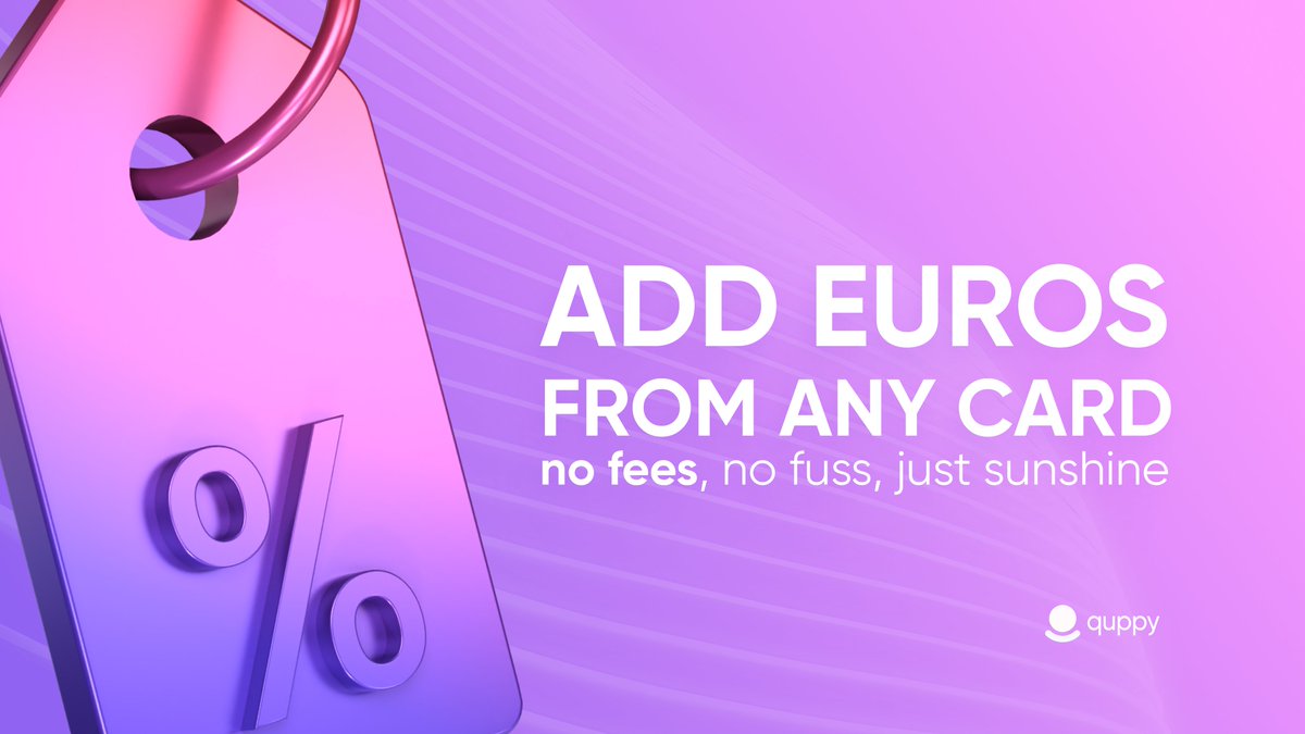 % fee. Any card. Any currency. All June.
Top up your EUR balance in Quppy and keep the full amount.
No fake refunds, no funny fees — just clean, fast money.
📲 quppy.com 💶