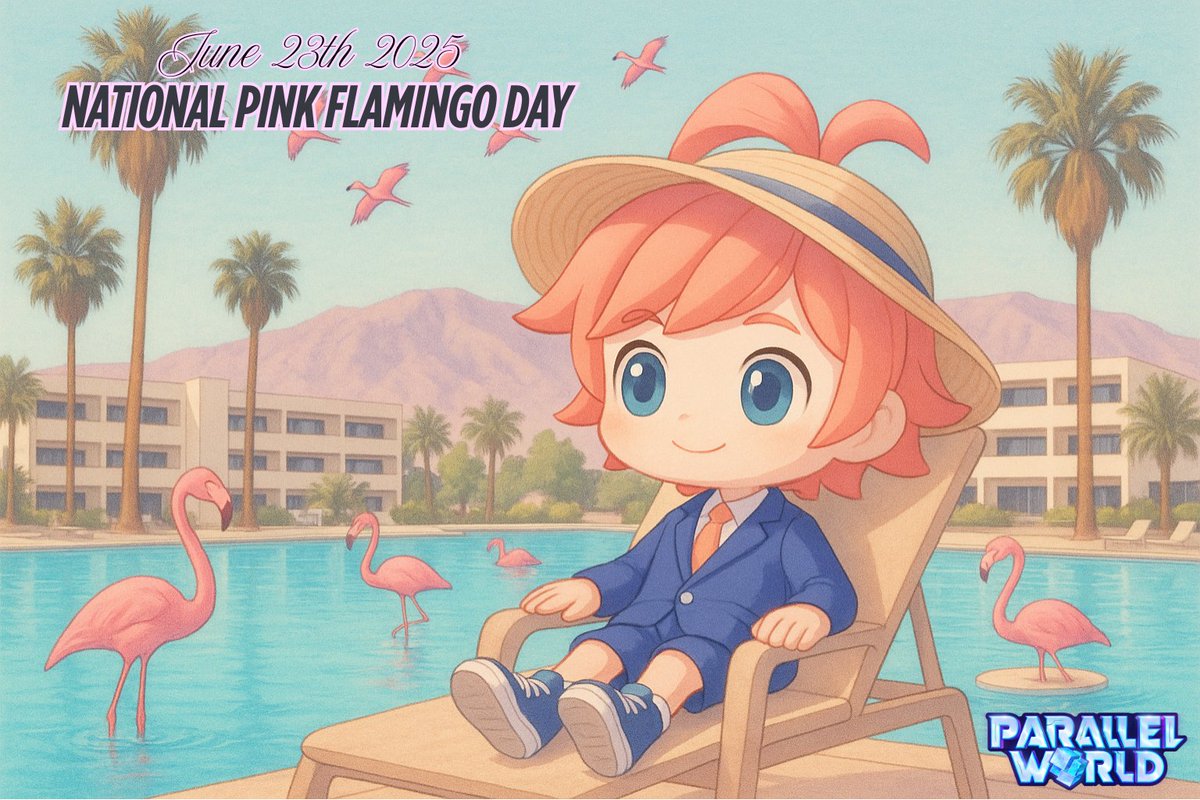 🦩 *June 23 – Pink Flamingo Day* (Holiday Vibes Check begins)
*Eva bought 14 flamingo lawn ornaments. No regrets. 🦩💅*
Join tonight’s Chill with Arthur Leni stream &amp; react for delicious rewards.
🎉 Unleash the flamingo flair!
shorturl.at/iG5rH