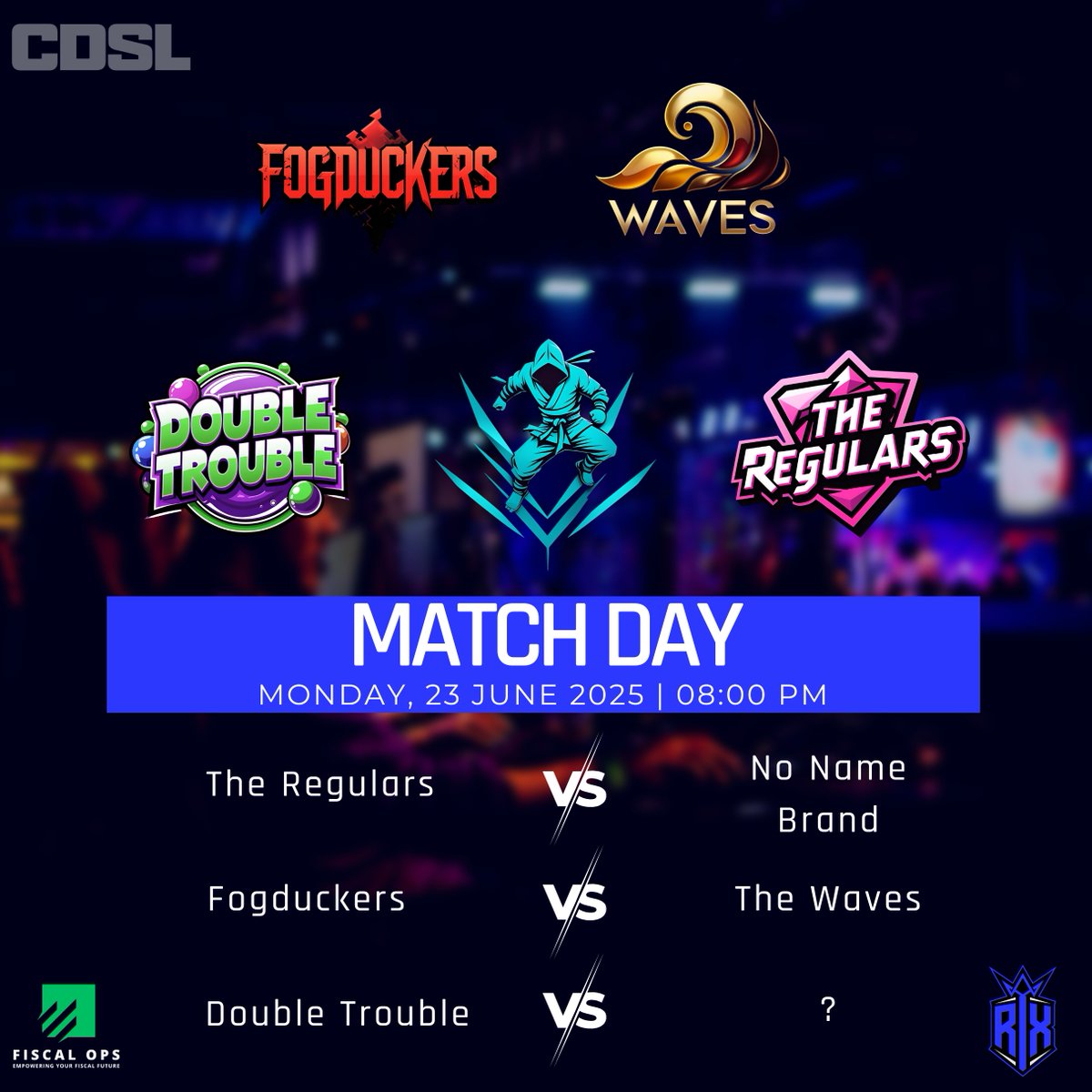 🎯 CDSL Match Day – TONIGHT at 8PM !
3 explosive matchups... or will we see a forfeit? 👀

Discord: discord.gg/bVx72W4nV7
Sponsored by <a href="/FiscalOps/">Fiscal Ops</a>  💼
#CDSL #CallOfDuty #Esports #SnipersOnly #MatchDay #SouthAfrica #Revvix