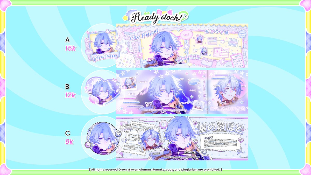 halooo aku mau cs phai impek bulan lalu nih, buat yang minat take bisa langsung dm aja yaaa! harga tertera~