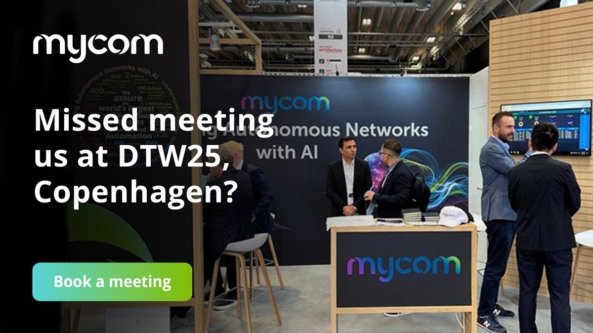 Missed meeting us at DTW25?
You are not too late! We are happy to meet online and demo our latest solutions and applications. Book a meeting here: mycom.com/dtw-2025/