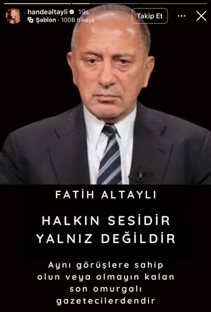 ajans_muhbir's tweet photo. Fatih Altaylı için hazırlanan destek görselini Instagram’da 100 bin kişi paylaştı. https://t.co/4lDLWjCaqd