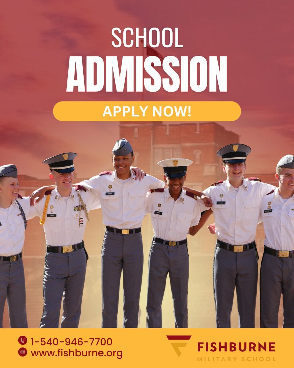 FMS_Caissons's tweet photo. Fishburne offers a one-of-a-kind environment where boys grow into strong, confident leaders. 🍂 Don’t miss out—apply today! 📍 Schedule a tour:1-540-946-7700 #FishburneMilitarySchool https://t.co/tBZzUBvrmv