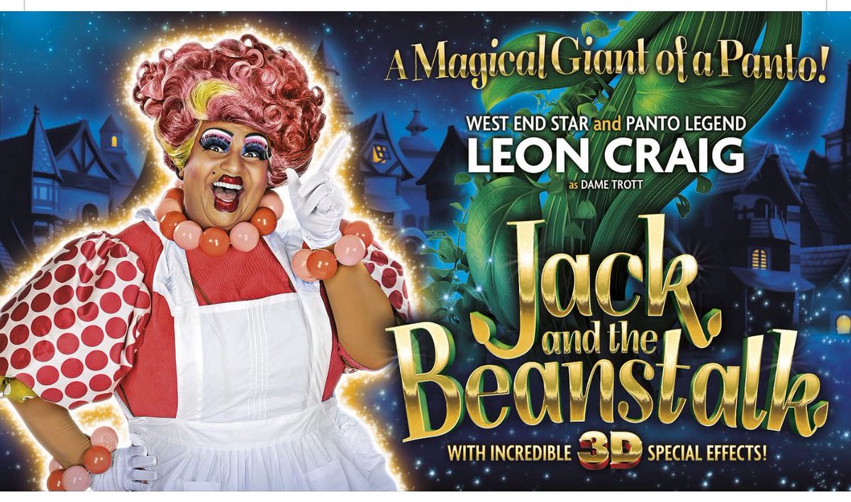 Aylesbury- I’m back!
Super excited to be returning to the beautiful <a href="/TheWaterside1/">Aylesbury Waterside</a> this Christmas in this year’s GIANT of a Pantomime “Jack and the Beanstalk” and to top it off I’m celebrating my 20th year as Dame! <a href="/UKP_Ltd/">UK Productions Ltd</a> 

🎟️ Friday 5th December 2025 - Sunday 4th January 2026