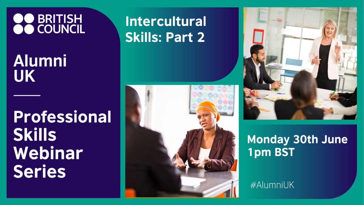 New webinar series for our #AlumniUK members, focusing on growing your professional development skills. Register to secure your free place: 

joinalumniuk.britishcouncil.org/alumni-uk-2025…

Wednesday 30 June: 13.00 BST