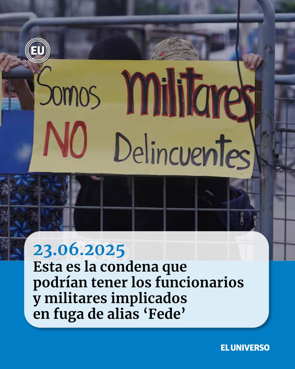 #Ecuador | La justicia ecuatoriana sigue un proceso por la fuga de Rolando Federico Gómez Quinde, alias #Fede, cabecilla de Los Águilas. ow.ly/JhVL50WeFbN
