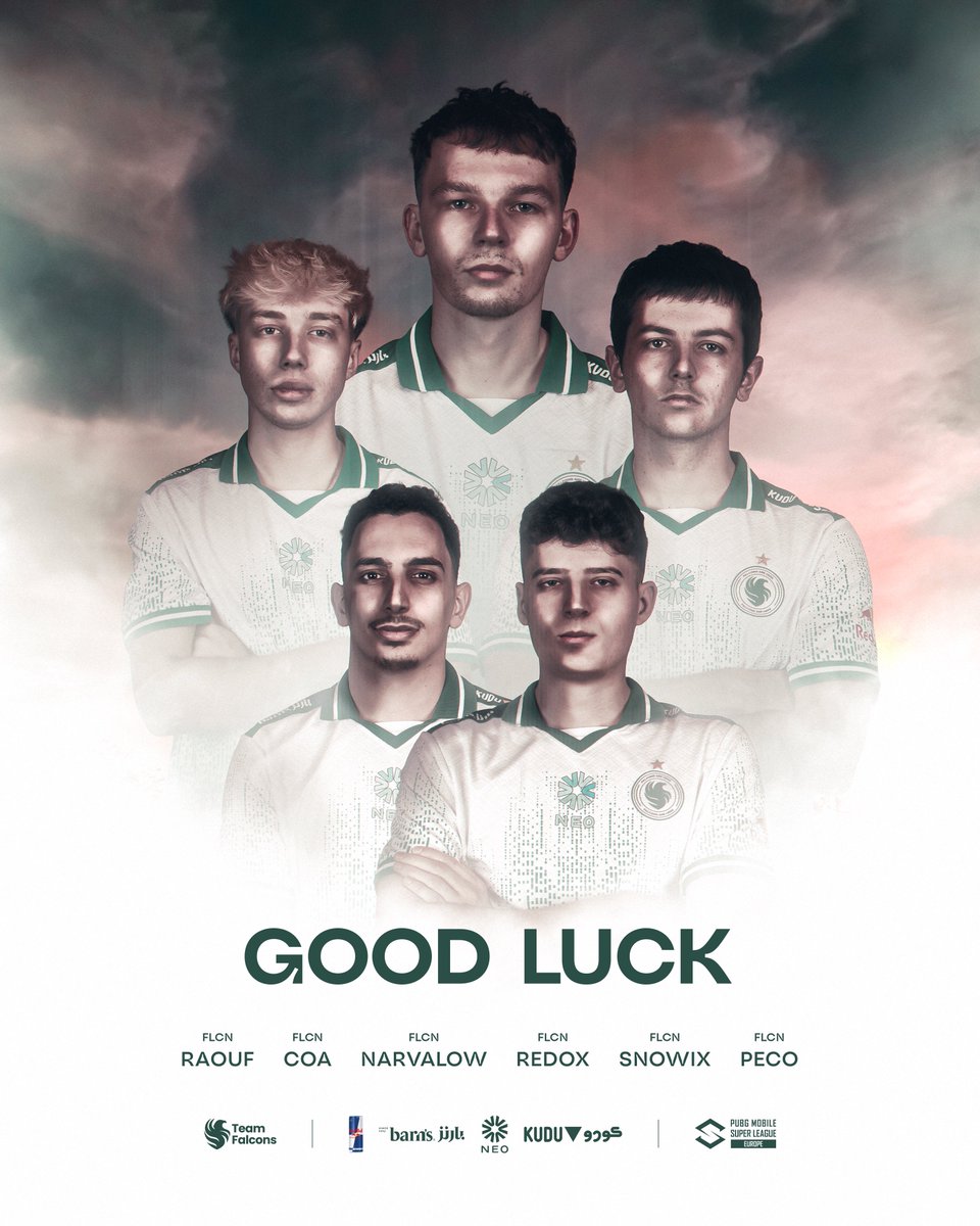 First official step for our PUBG Mobile team — the road to #EWC begins

— الطريق نحو <a href="/EWC_AR/">كأس العالم للرياضات الإلكترونية</a> ! 🫡 ..
كُل التوفيق لأبطالنا في بطولة #PMSL2025 أوروبا للعبة ببجي موبايل في إسطنبول 🦅💚

🕛 6:00PM KSA - 5:00PM CEST

#FalconsAreHere - #EWC2025